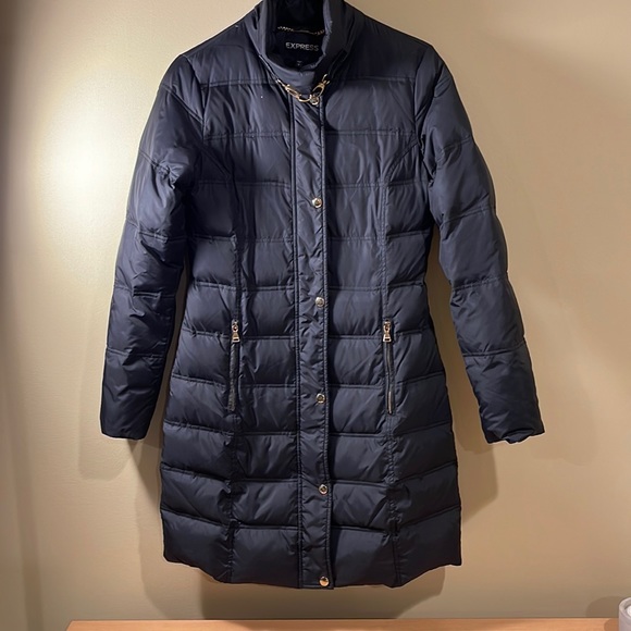 Express Jackets & Blazers - Express Womens Black Puffer Coat